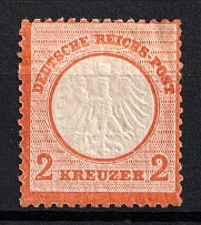 1872 2gr German Empire, Germany (Mi. 8, Signed, CV $8,450, MNH)