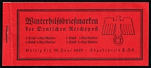 1937 Booklet with stamps of Third Reich, Germany in Excellent Condition (Mi. MH 44, CV $200)