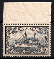 1900-01 3m Samoa, German Colonies, Kaiser’s Yacht, Germany (Mi. 18, Margin)