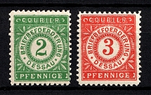 1897 Dessau Courier Post, Germany (Full Set, CV $20)