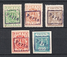 1919 Krakow, Overprint 'Porto', Postage Due Stamps, Local Issue, Poland