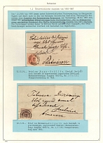 1850 Austria-Hungary, Carpahto-Ukraine territory Postal History, Two Covers