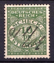 1909? 10pf Revenue Stamp, Office Mail, Germany (Canceled)