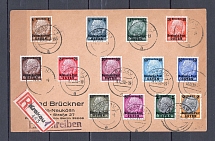 1939 General Government registered cover to Berlin with full set stamps CV 212 EUR