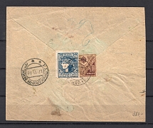 1918 Yablunovo - Kalinkovichi Cover (30 Shahi + Russian Savings)