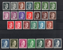 1941-44 Third Reich, Germany (Varieties of Color, Mi. 781-798, 826-827, Full Set, MNH)