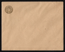 1891 Rzhev Zemstvo 3k Postal Stationery Cover, Mint (Schmidt #15E, 147x117 mm, CV $300)