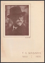 1935 (7 Mar) Czechoslovakia, 'T. G. Masaryk', Commemorative Booklet (Cancellations)