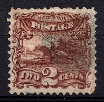 1869 2c USA (Sc. 113, Canceled, CV $90)
