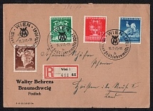 1941 (16 Mar) Third Reich, Germany, Registered Cover from Vienna to Neuss