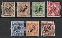 1897-99 Togo, German Colonies, Germany (Mi. 1 - 6, Full Set, Signed, CV $160)