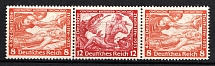 1933 Third Reich, Germany, Wagner, Se-tenant, Zusammendrucke (Mi. W 58, CV $70)