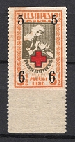 1926 5M/6M Estonia (MISSED Perforation, Print Error, CV $60)