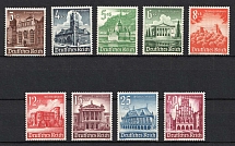 1940 Third Reich, Germany (Mi. 751 - 759, Full Set, CV $50, MNH)