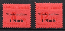 1946 Spremberg (Lower Lusatia), Germany Local Post (Mi. 15 A - 16 A, Full Set, CV $100, MNH)