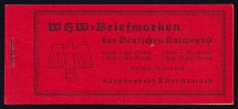 1939 Compete Booklet with stamps of Third Reich, Germany, Excellent Condition (Mi. MH 46, CV $170)