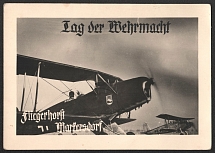 1939 'Armed Forces Day', Propaganda Postcard, Third Reich Nazi Germany