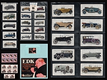 Motor Cars, Military, Army, Great Britain, USA, Stock of Cinderellas, Non-Postal Stamps, Labels, Advertising, Charity, Propaganda (#61)