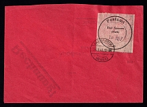 1945 (24 Aug) 10pf Bad Saarow (Mark), Germany Local Post, Cover (Mi. 1, Signed, CV $1,820)