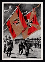 1939 (6 Jun) 'Homecoming of the German Legion Condor', Berlin, Third Reich, Germany, Postcard (Special Cancellation)