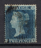 1856-58 Great Britain (Canceled, CV £320)