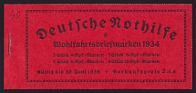 1934 Booklet with stamps of Third Reich, Germany in Excellent Condition (Mi. MH 40, CV $520)