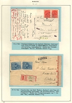 1943 Hungary, Carpahto-Ukraine territory Postal History, Postcard and Cover