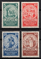 1924 Weimar Republic, Germany (Mi. 351 - 354, Full Set, CV $50)