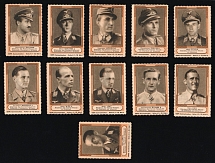 'Knight's Cross of the Iron Cross with Oak Leaves, Swords and Diamonds', Collective Stamps, Third Reich WWII Military Propaganda, Germany (Collectible Cards)