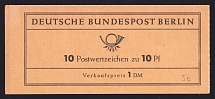 1963 Booklet with stamps of West Berlin, Germany in Excellent Condition (Mi. MH 3c II, CV $720)