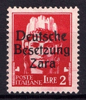 1943 2l Zadar, German Occupation, Germany (Mi. 12, CV $210)