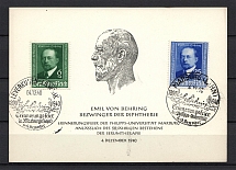 1940 Third Reich, Emil von Behring, Germany (Full Set, Special Cancelation LEVERKUSEN)