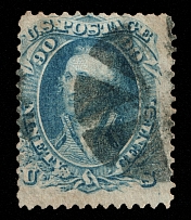 1857-62 90c United States (Sc 72, Canceled, CV $600)