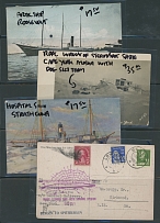 United States - Collections and Large Lots - POLAR SHIPS COVER GROUP: 1910's-60's, 34 items mainly US (one from Australia, one from Norway), including mixed franking card of the Wilkins-Ellsworth Trans-Arctic Expedition, cacheted …