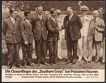 Southern Cross Ocean Aviators with Herbert Hoover, American President, Germany, Stock of Cinderellas, Non-Postal Stamps, Labels, Advertising, Charity, Propaganda