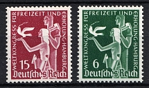 1936 Third Reich, Germany (Mi. 622-623, Full Set, CV $20, MNH)