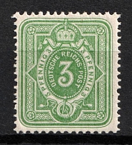 1880 3pf German Empire, Germany (Mi. 39 II b, Signed, MNH)