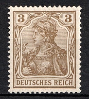 1902 3pf German Empire, Germany (Mi. 69 b, CV $1,170, MNH)