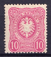 1885 10kr German Empire, Germany (Mi. 41 ab)