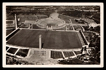 1933-1945 'General view of the Reich Sports Field', Propaganda Postcard, Third Reich Nazi Germany