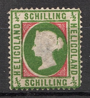 1869-73 Heligoland Germany 1/2 Sh (CV $120, Eye)