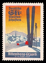 1937 'German Ski Championships', Altenberg, Third Reich Propaganda, Cinderella, Nazi Germany