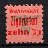 Wehrmacht, Cigarette for Ten Days, Revenue, Third Reich, Nazi Germany