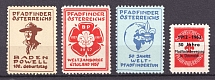 Austria, Scouts, Scouting, Scout Movement, Cinderellas, Non-Postal Stamps