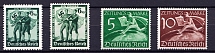 1938-39 Third Reich, Germany (Mi. 662, 663, Z 738 - Z 739, Full Sets, MNH)
