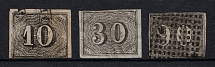 1849-50 Brazil (MH/Canceled, CV $100)