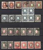 1908-17 Russia, Collection of Readable Postmarks, Cancellations (No Watermark)