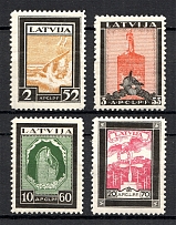 1933 Latvia Airmail (Perf, Full Set, CV $80)
