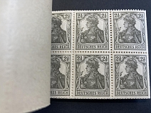 1916 Complete Booklet with stamps of German Empire, Germany, Excellent Condition (Mi. MH 6 A, CV $2,400)