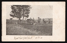 1917-1920 'Rapid-fire gun in action', Czechoslovak Legion Corps in WWI, Russian Civil War, Postcard